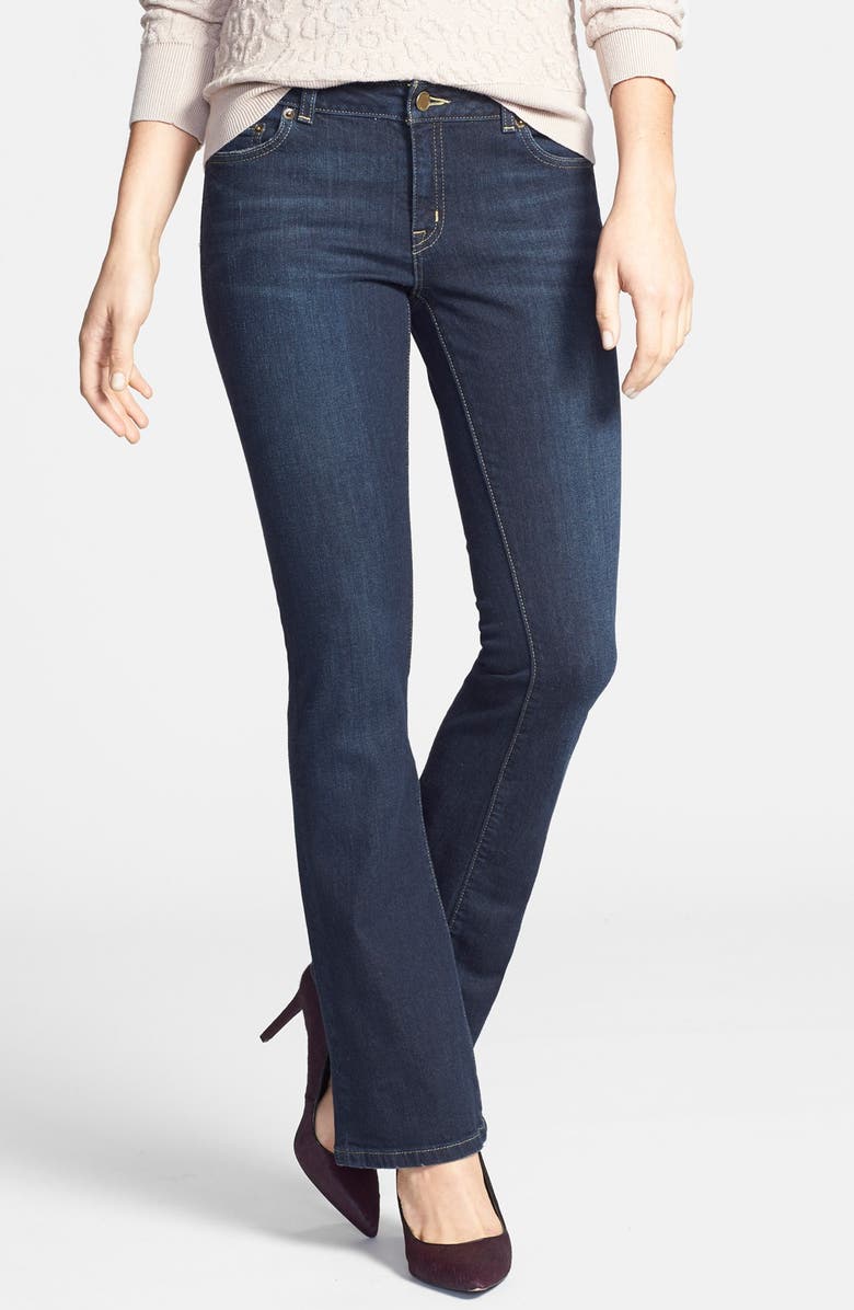 MICHAEL Michael Kors Stretch Bootcut Jeans, Main, color, 