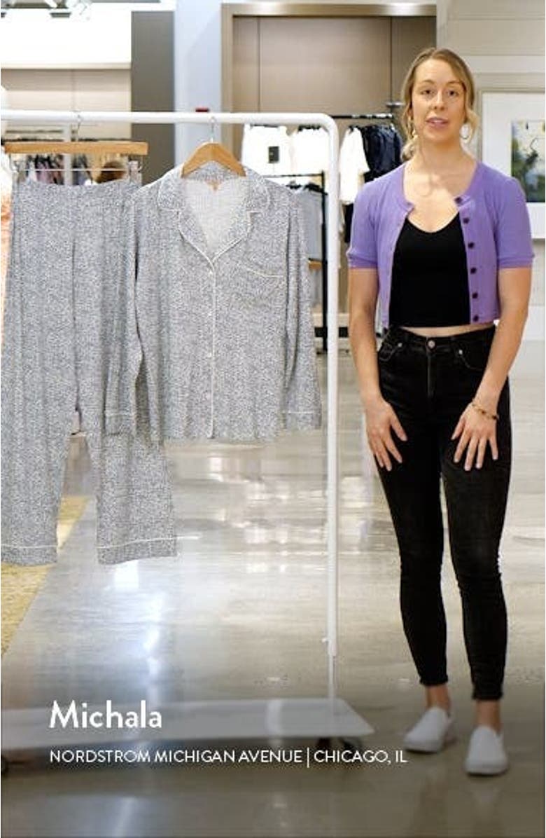 Gisele Print Jersey Knit Pajamas
