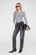 ANINE BING Sylvie Long Sleeve Tee