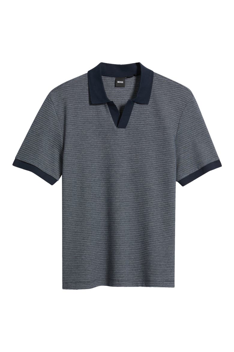 Pye Johnny Collar Polo, Alternate, color, DARK BLUE