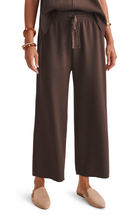 Winslow Crop Wide Leg Sweatpants