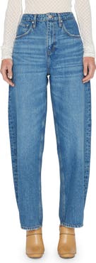 FRAME Barrel Leg Jeans