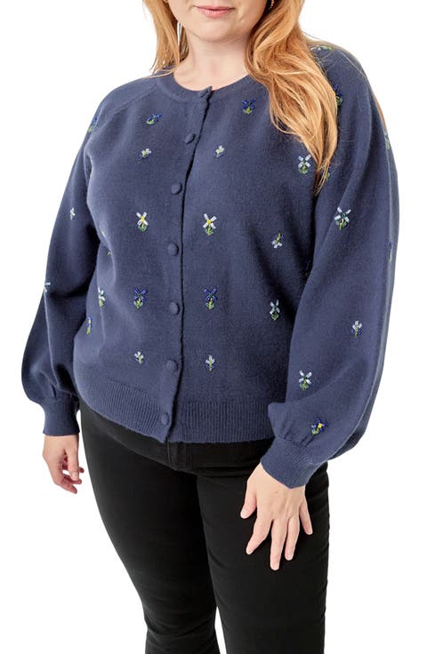 Beaded Floral Cardigan