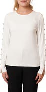 CYRUS Keyhole Long Sleeve Top