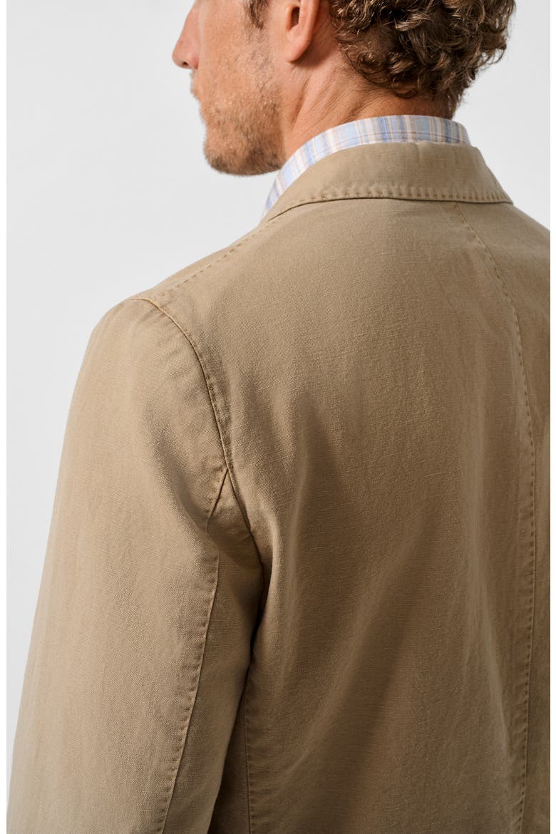 Jackson Cotton & Cashmere Blend Soft Coat, Alternate, color, KHAKI