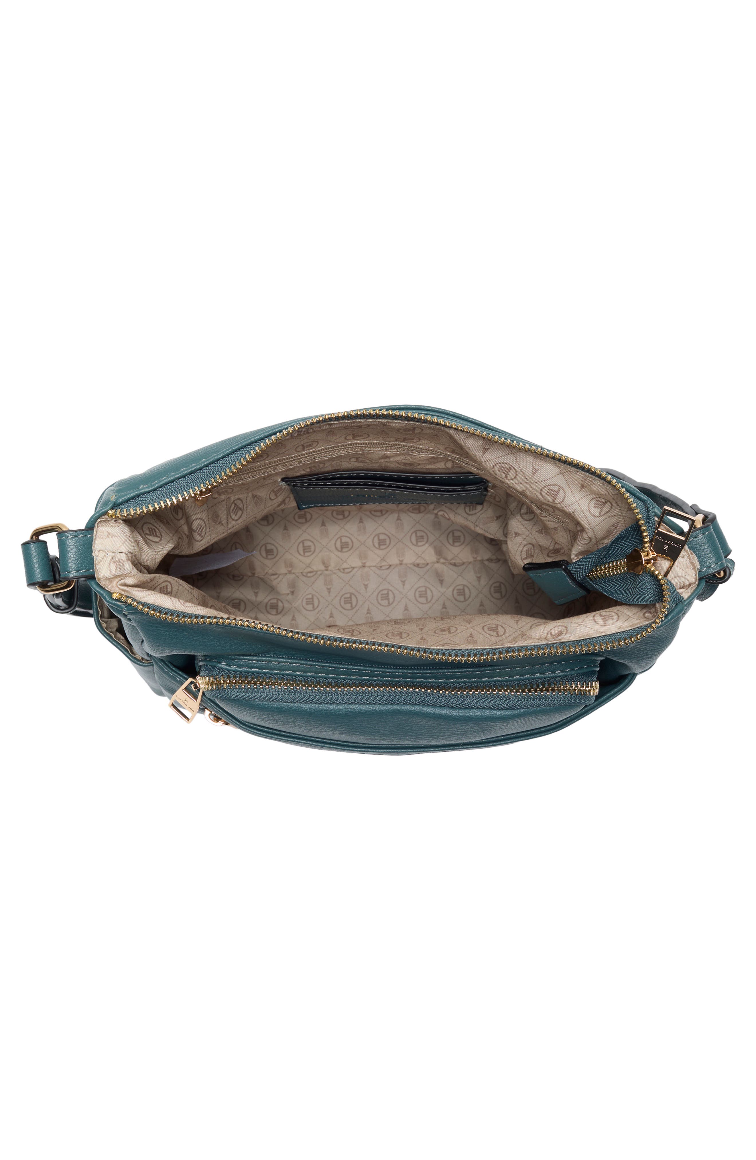Pebble Multi-Pocket Crossbody Bag, Alternate, color, EMERALD
