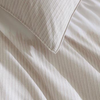 Ikat Pinstripe Duvet Cover & Shams Set