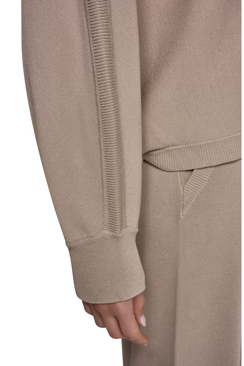 Dolman Sleeve Milano Knit Sweater, Alternate, color, SANDSTONE