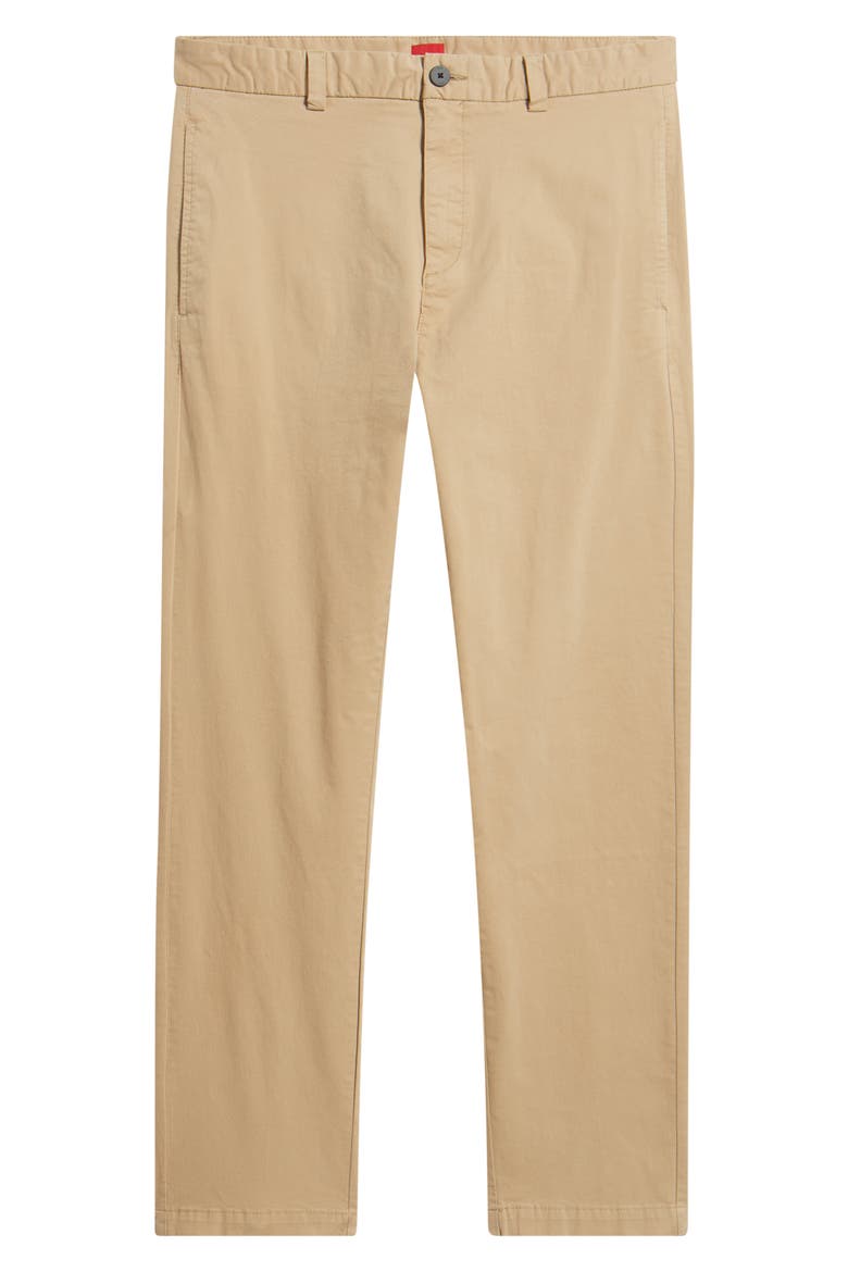 David Slim Fit Stretch Cotton Pants, Alternate, color, MEDIUM BEIGE