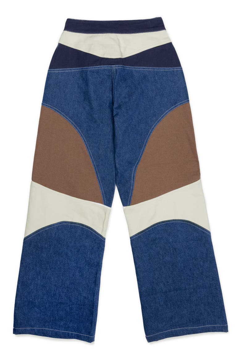 Motor Colorblock Pants, Alternate, color, BLUE