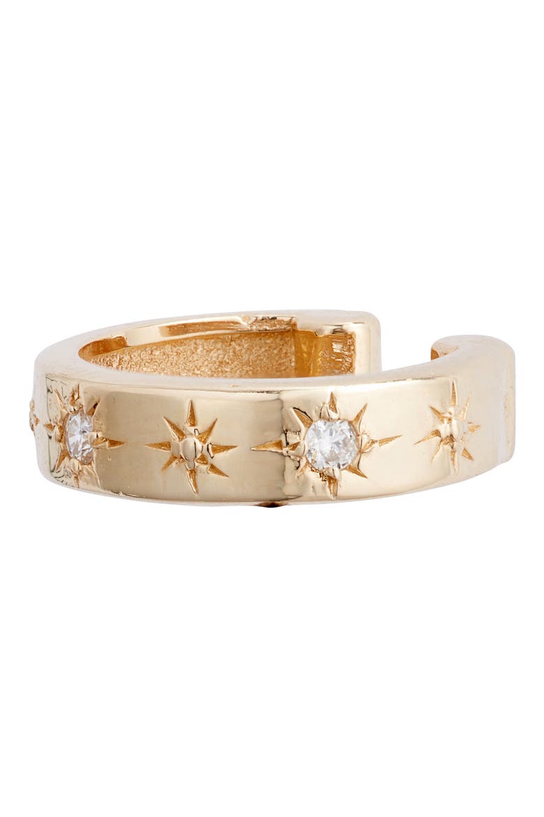 Aztec Celestial Ear Cuff, Alternate, color, GOLD/ DIAMOND