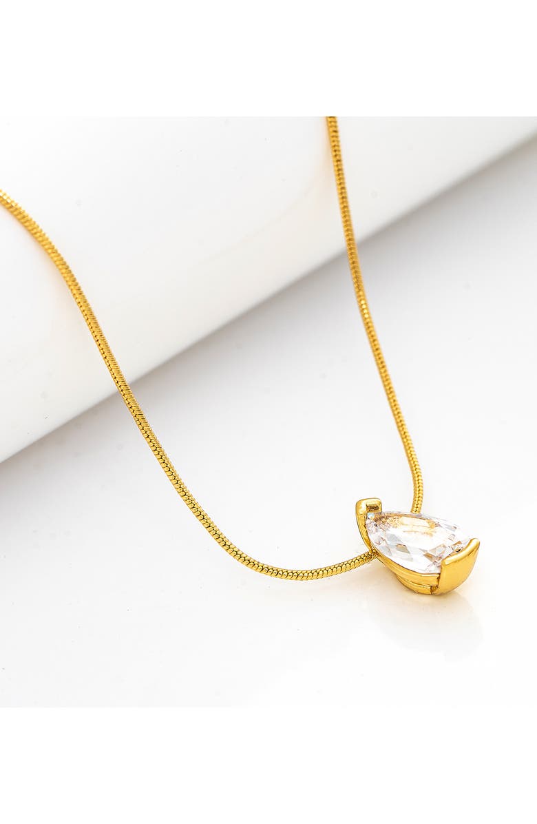 RIVKA FRIEDMAN Herringbone Chain Pendant Necklace, Alternate, color, Cubic Zirconia