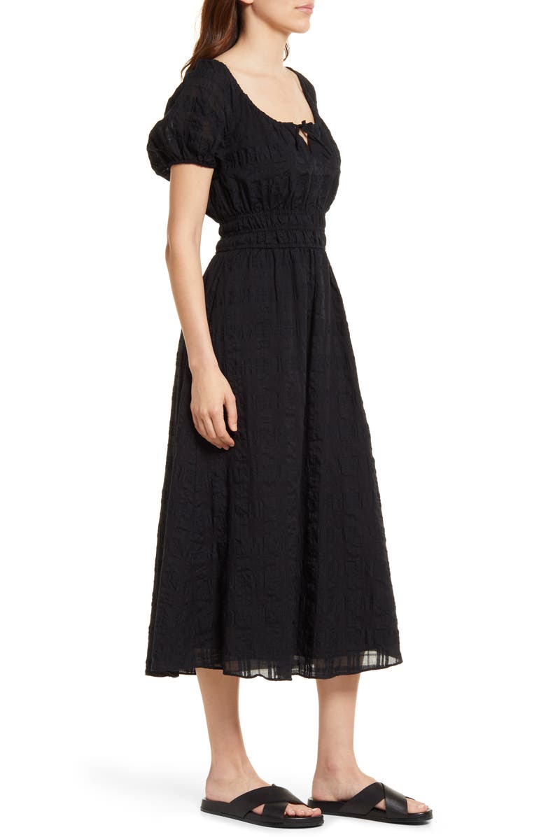 Madewell Check Seersucker Sophia Dress, Alternate, color,