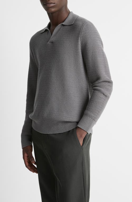 Vince Craftsman Rib Johnny Collar Sweater