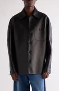 Givenchy Leather Overshirt