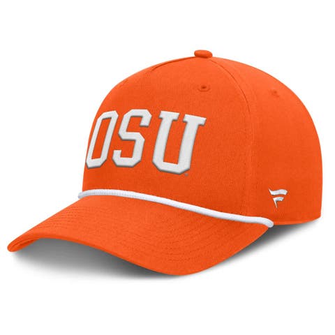 Men's Fanatics Orange Oklahoma State Cowboys Foul Ball Rope Adjustable Hat