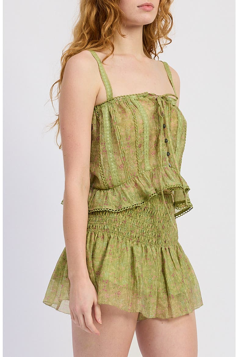Jenny Ditsy Print Tank, Alternate, color, LIGHT GREEN DITSY