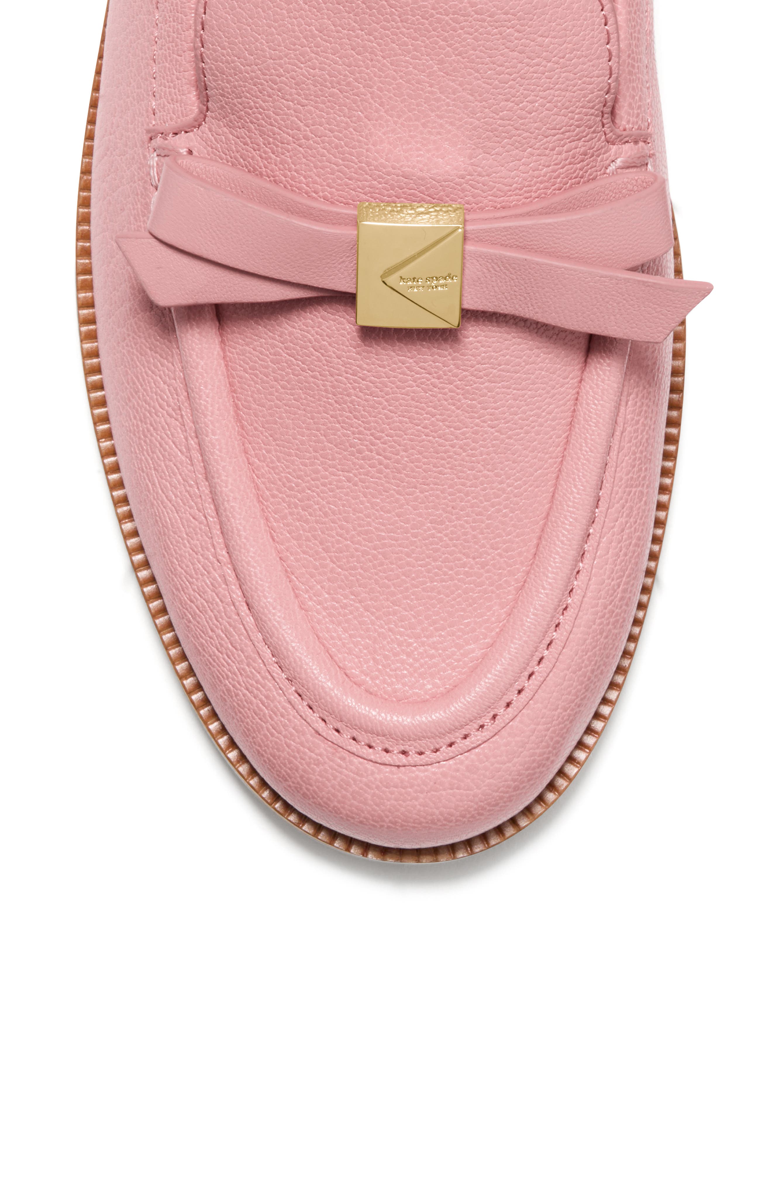 Kate Spade New York deco bow loafer, Alternate, color, Barre Pink