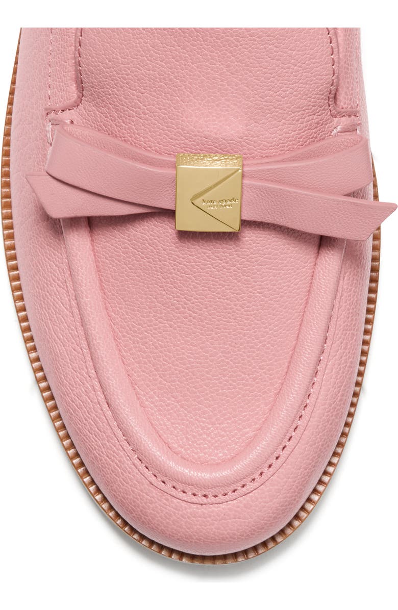 Kate Spade New York deco bow loafer, Alternate, color, Barre Pink
