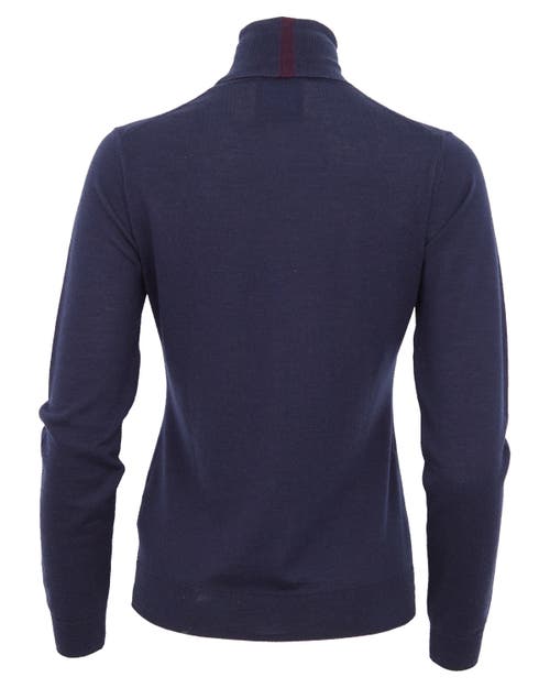 Lords Of Harlech Rona Turtleneck Sweater In Blue