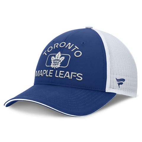 Men's Fanatics Blue/White Toronto Maple Leafs Authentic Pro Rink Trucker Hat