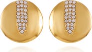 Vince Camuto Pavé Crystal Disc Drop Earrings