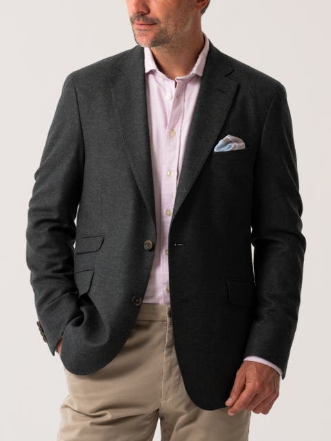 Classic Wool & Cashmere Blend Blazer