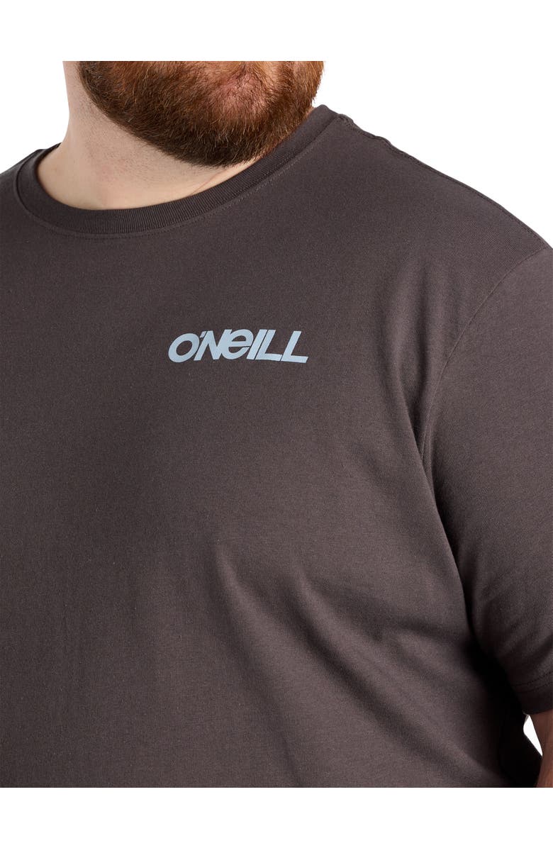 O'Neill Big & Tall Dawn Classic Graphic Tee, Alternate, color, Graphite