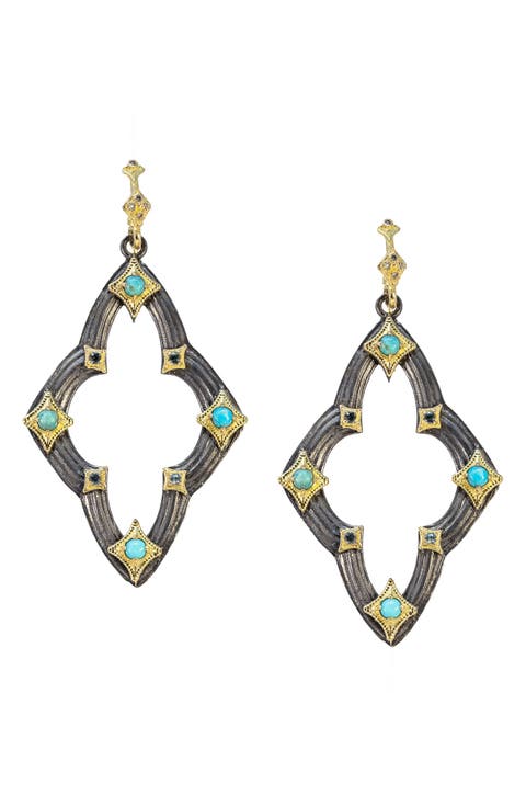 Crivelle Turquoise Drop Earrings