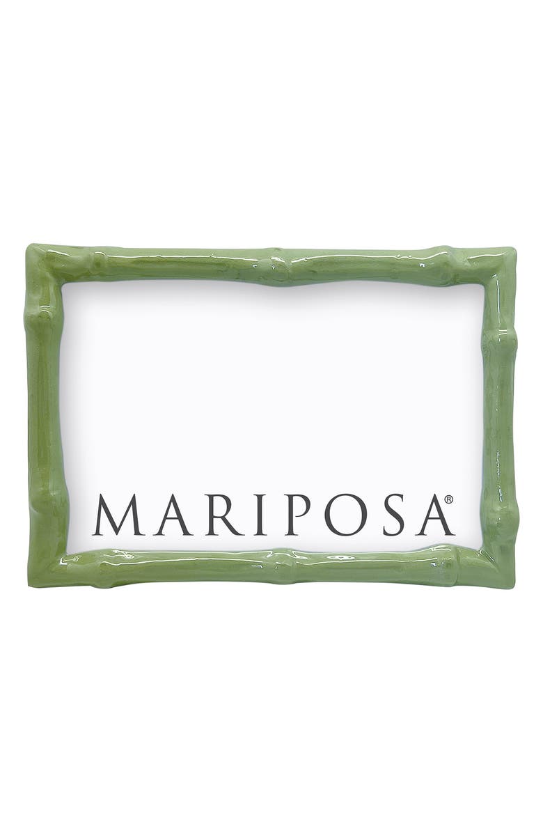 Mariposa Green Sand Cast Aluminum Picture Frame, Main, color, Green