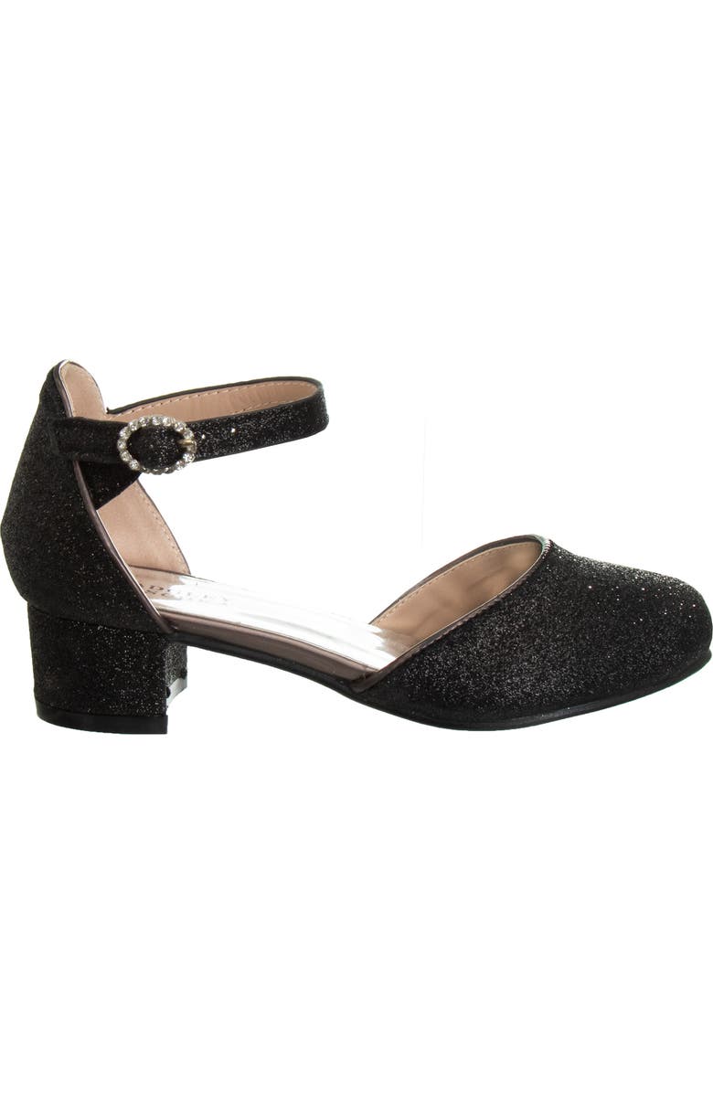 Badgley Mischka Collection Kids' Glitter Pump, Alternate, color,