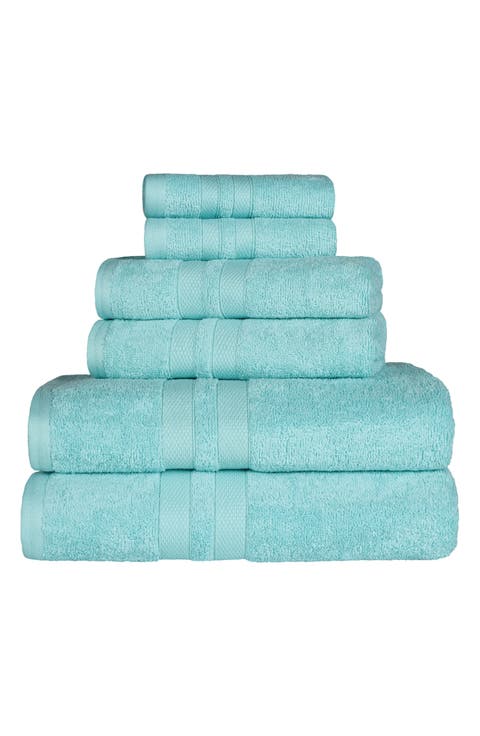 Solid Cotton 6-Piece Towel Set