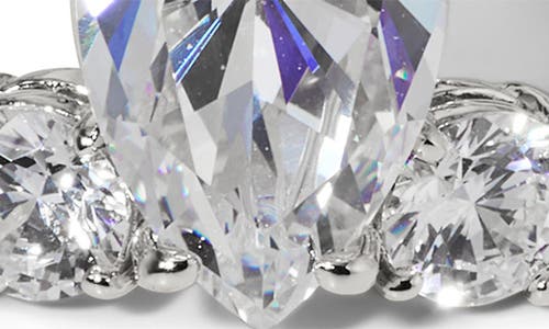 Nadri Everleigh Cubic Zirconia Open Ring In Metallic