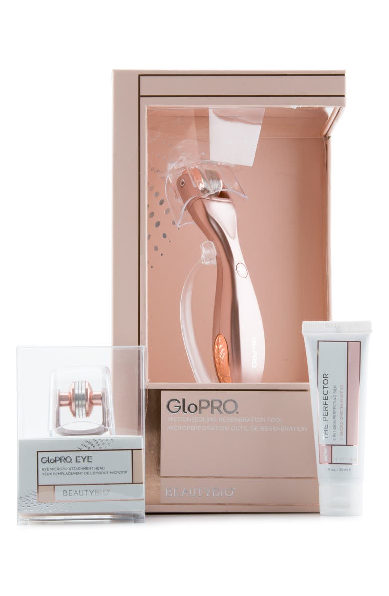 BeautyBio GloPRO<sup>®</sup> Rose Gold Microneedling Regeneration Tool & Eye MicroTip<sup>™</sup> Set, Alternate, color, 