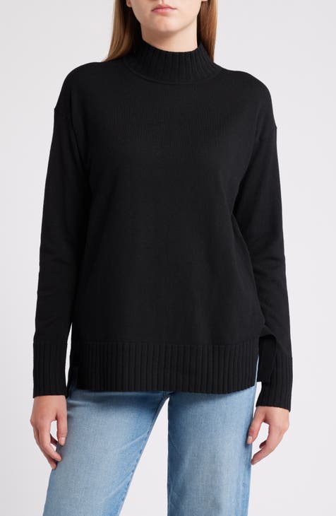 Women s Black Tunic Sweaters Nordstrom