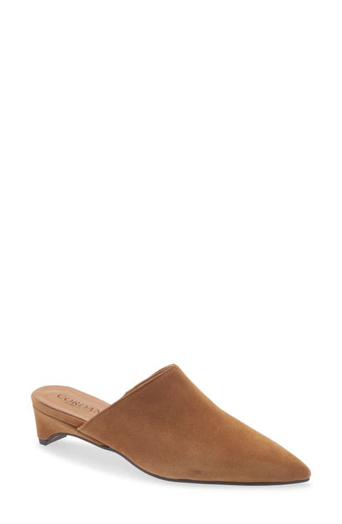 Rowan Suede Kitten Heel Mule