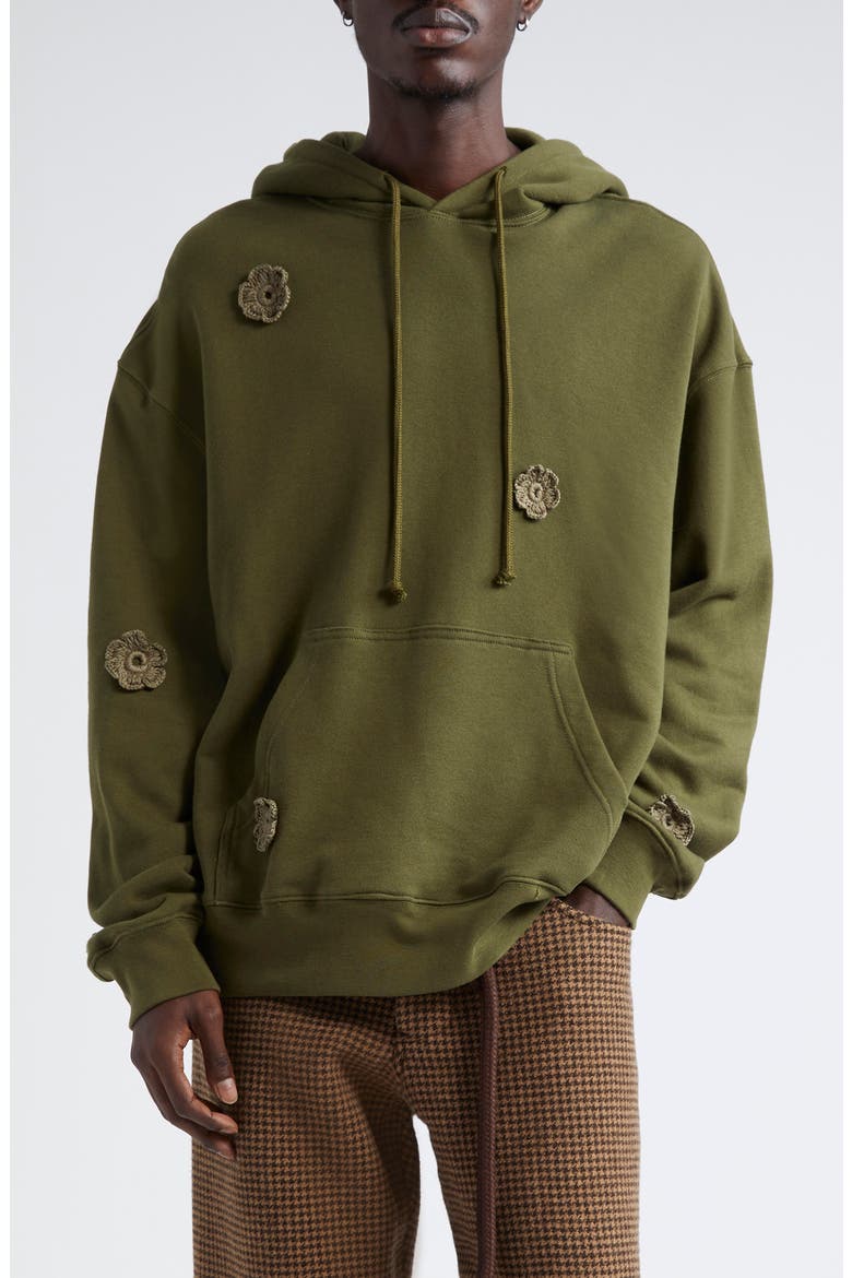 Daisie Gym Hoodie, Main, color, GREEN