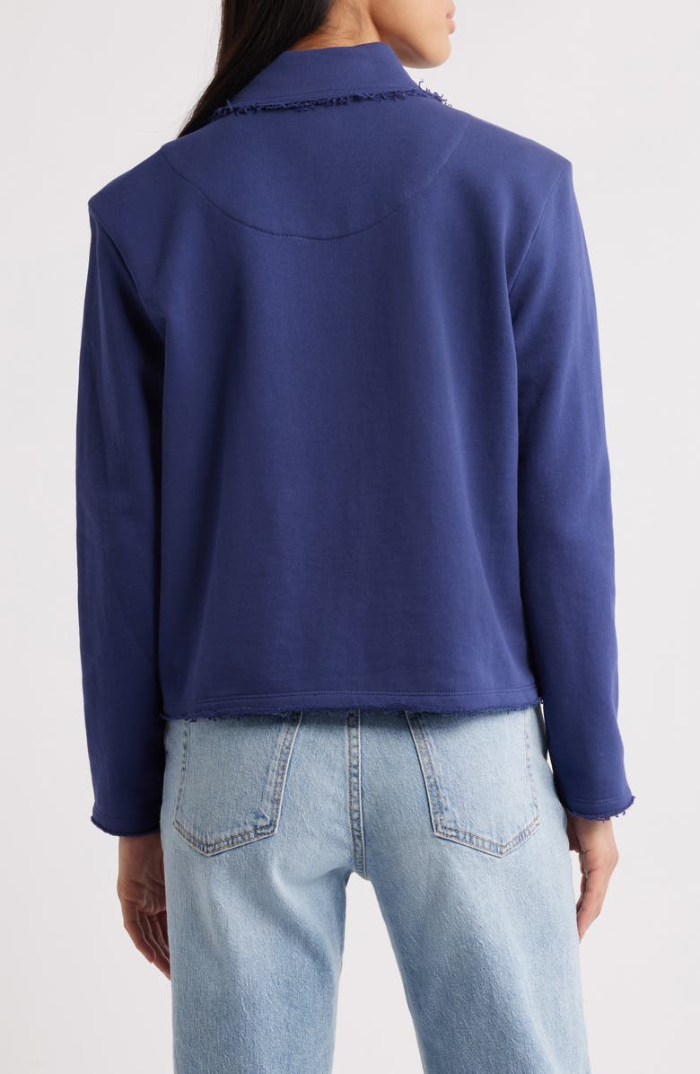 Hatley Prep Patriot Blue Double Breasted Cotton Jacket, Alternate, color,