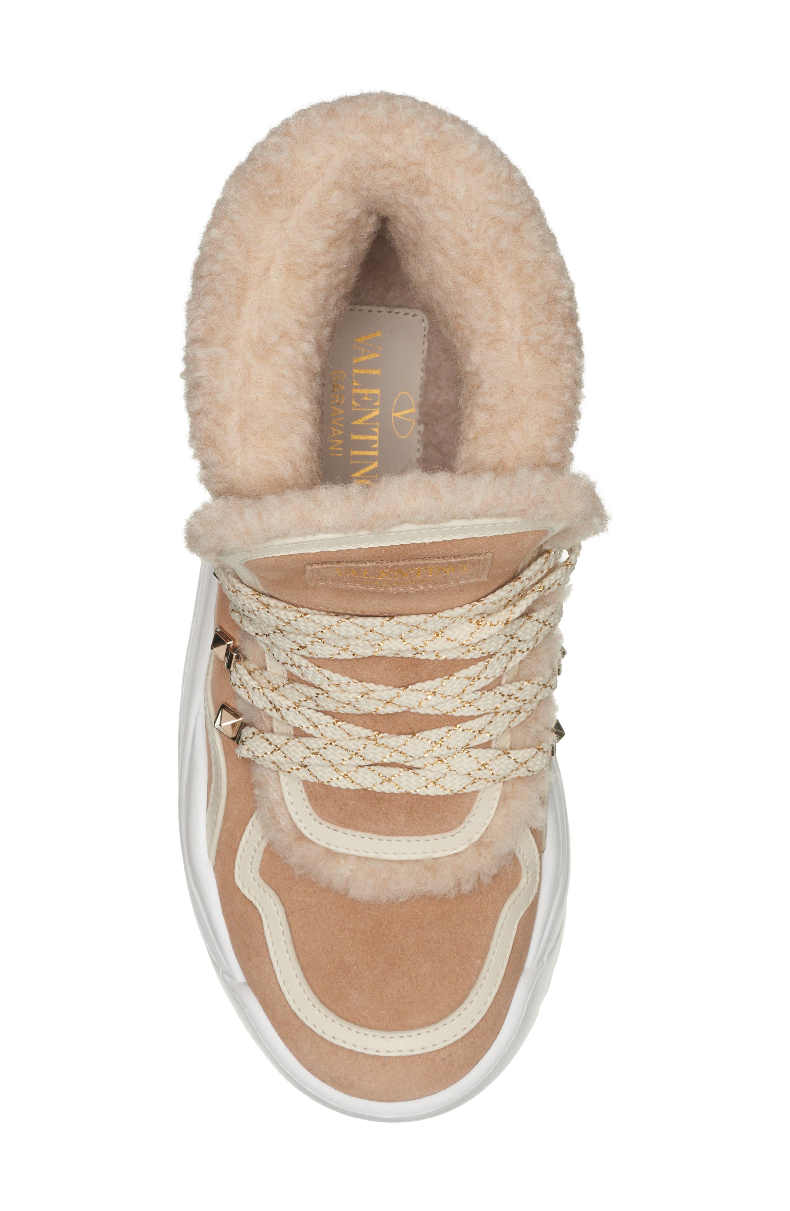 Valentino Garavani Gumboy Wool Lined Sneaker, Alternate, color, 