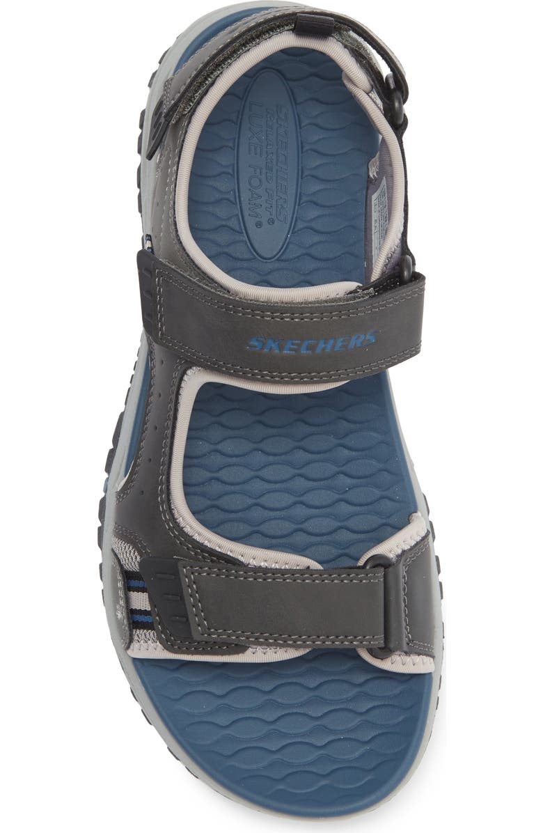 SKECHERS Relaxed Fit: Prewitt Sandal, Alternate, color, Gry-Gray