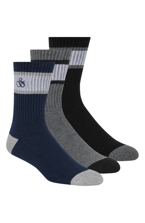 3-Pack Quarter Length Socks