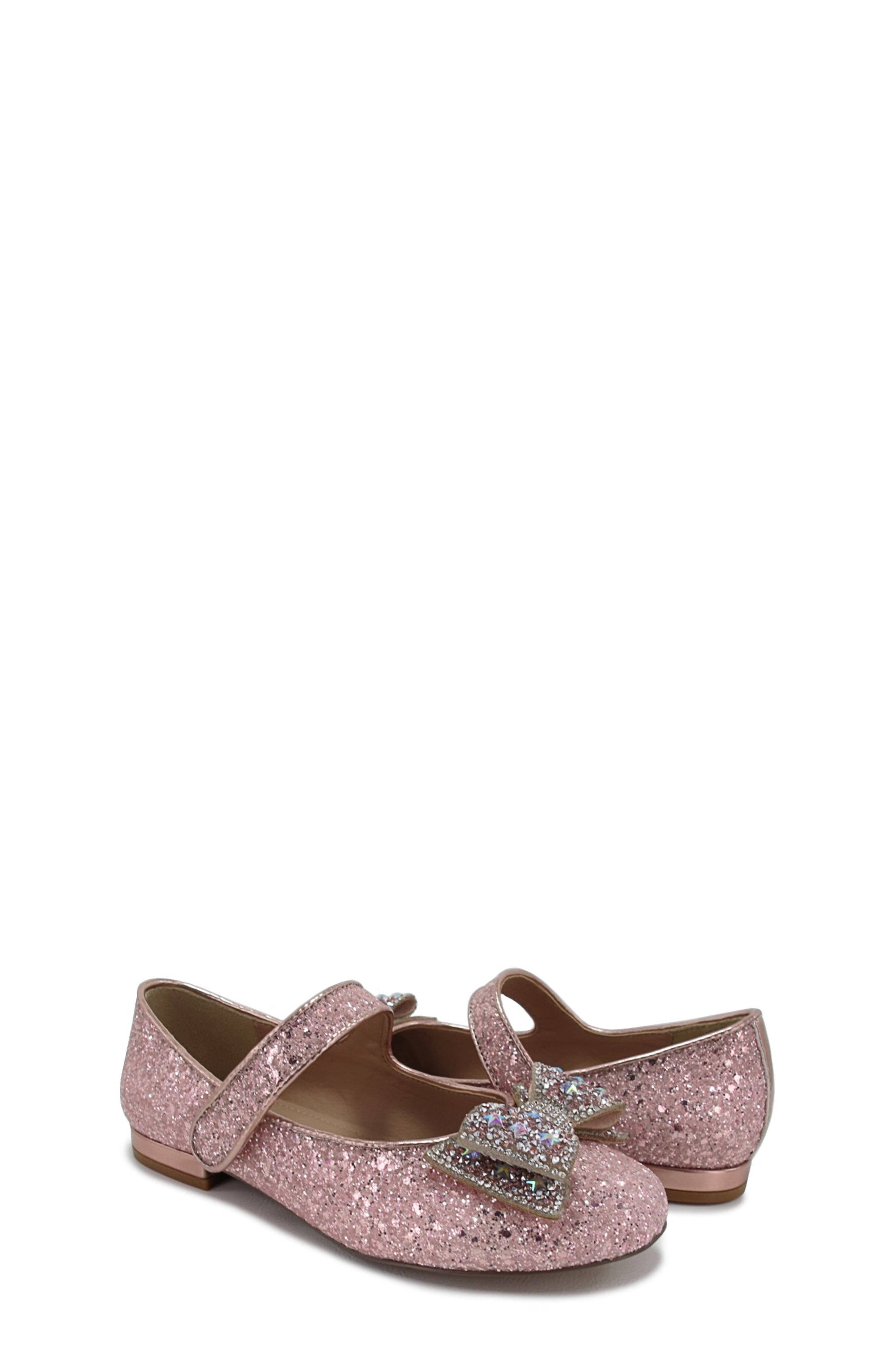 JELLYPOP Kids' Dalton Glitter Mary Jane Flat, Alternate, color, Pink