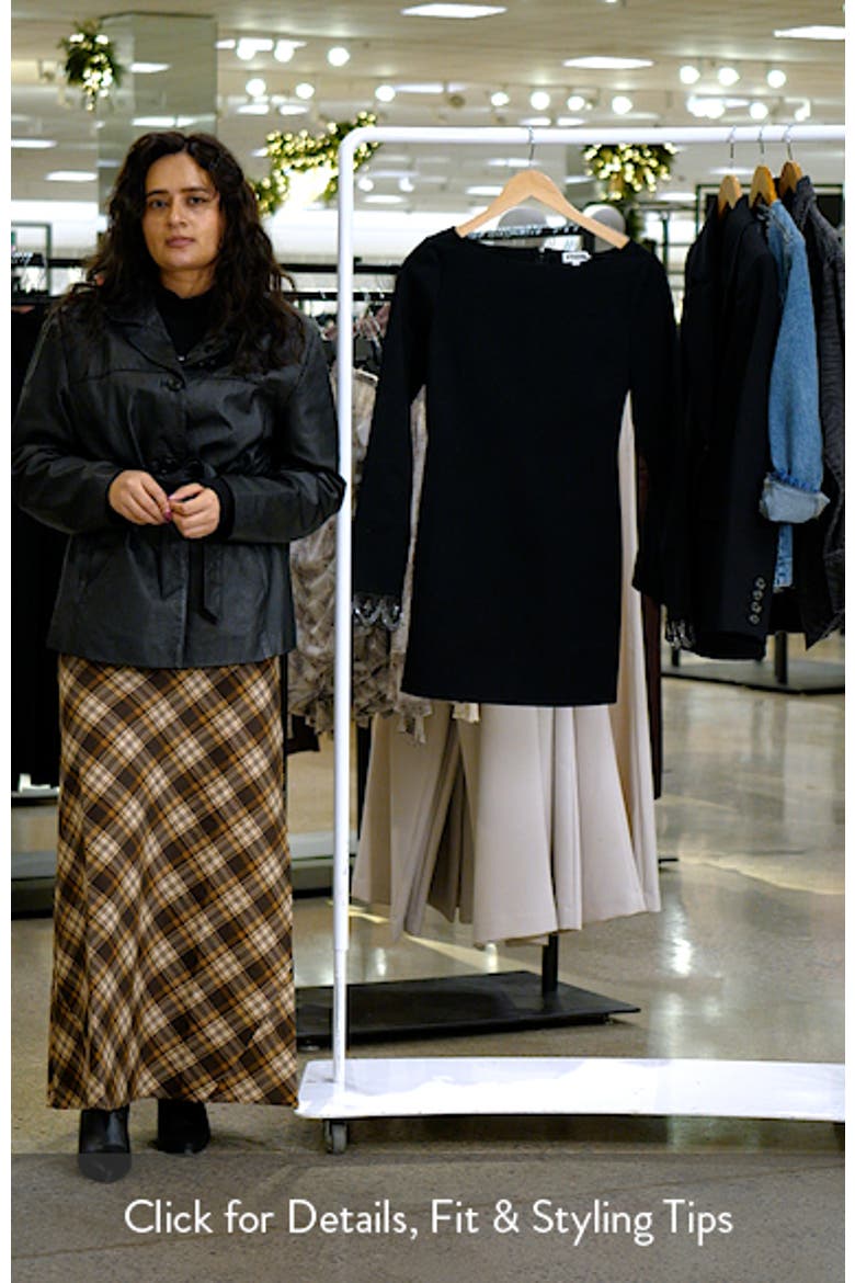 Hunter Bead Cuff Detail Long Sleeve Minidress video