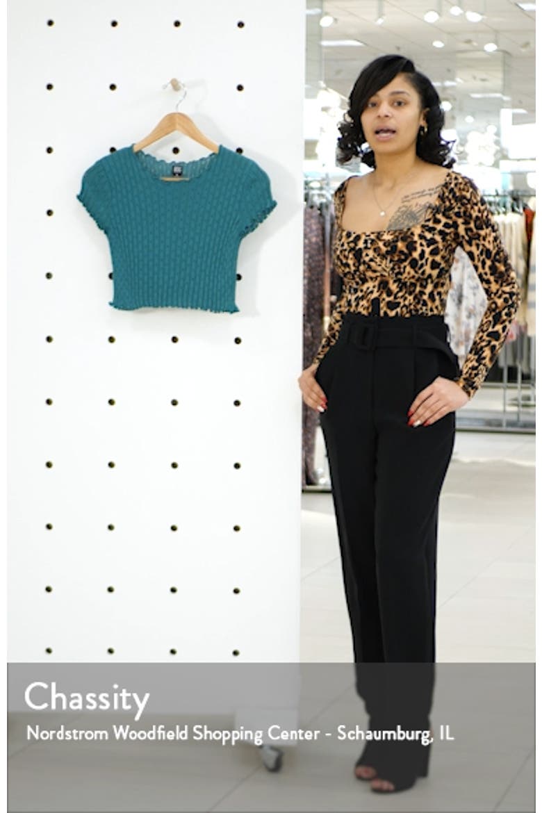 Pointelle Sweater Tee video