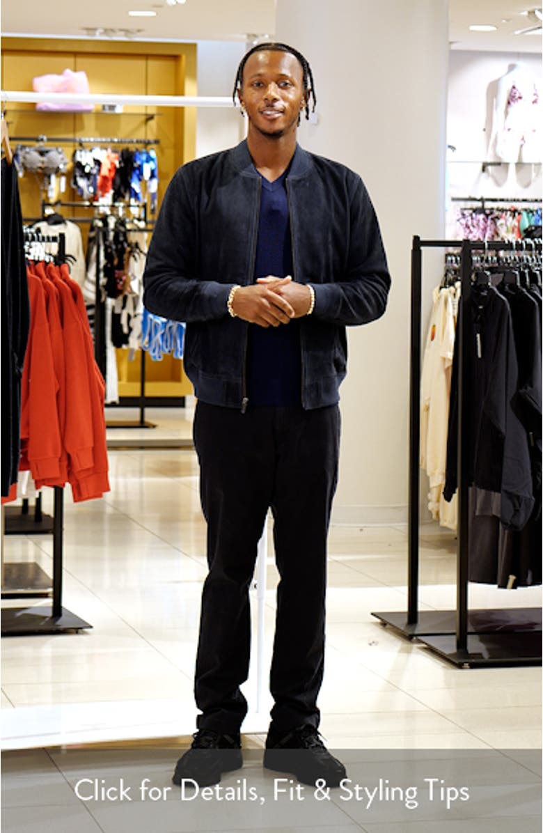 Suede Bomber Jacket, sales video thumbnail