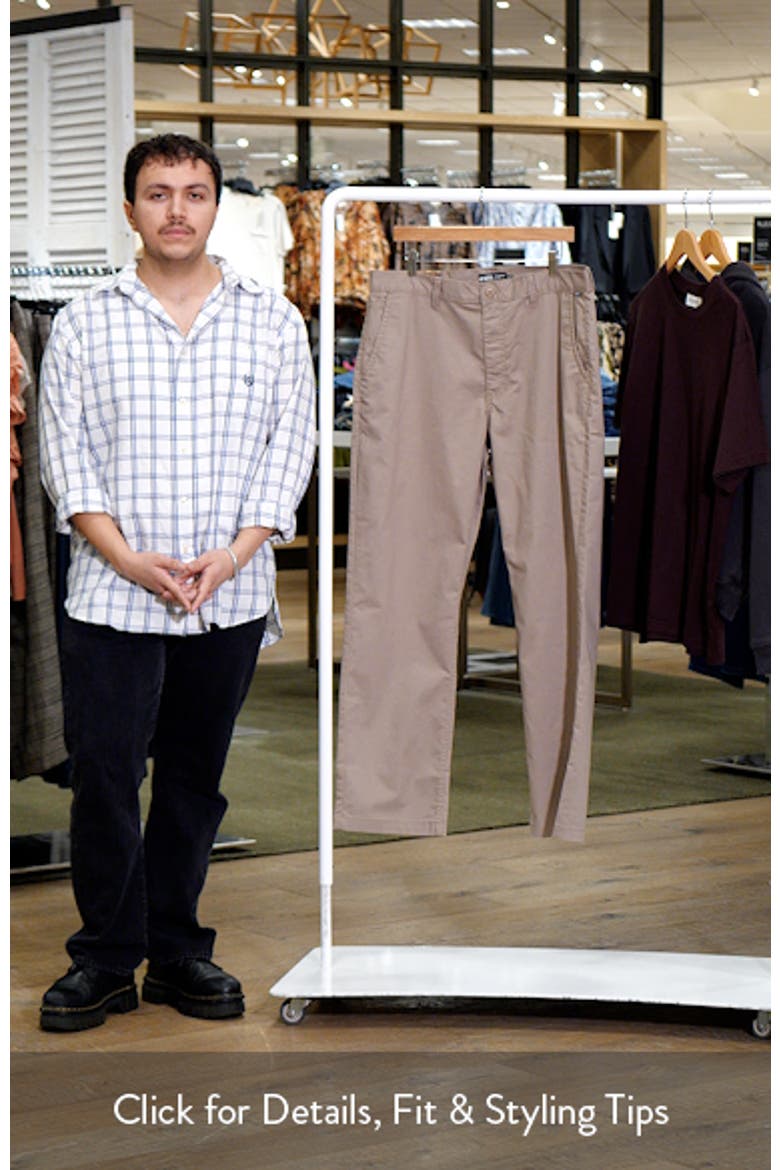 Authentic Relaxed Flat Front Stretch Chinos video