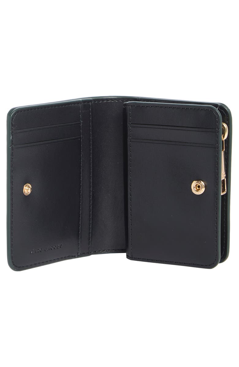Marc Jacobs Mini Compact Wallet, Alternate, color, Spruce