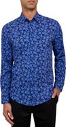 Brooklyn Brigade Abstract Floral Performance Shirt