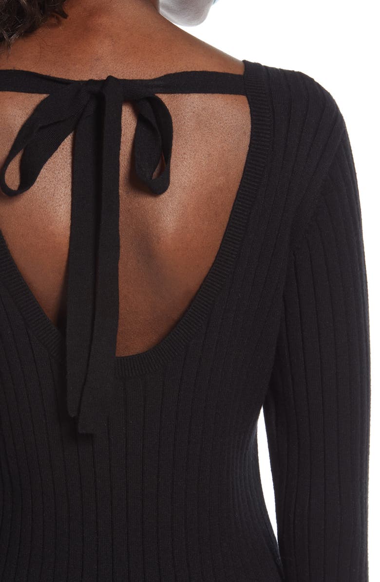 WAYF x BFF Hollie Long Sleeve Sweater Dress, Alternate, color,