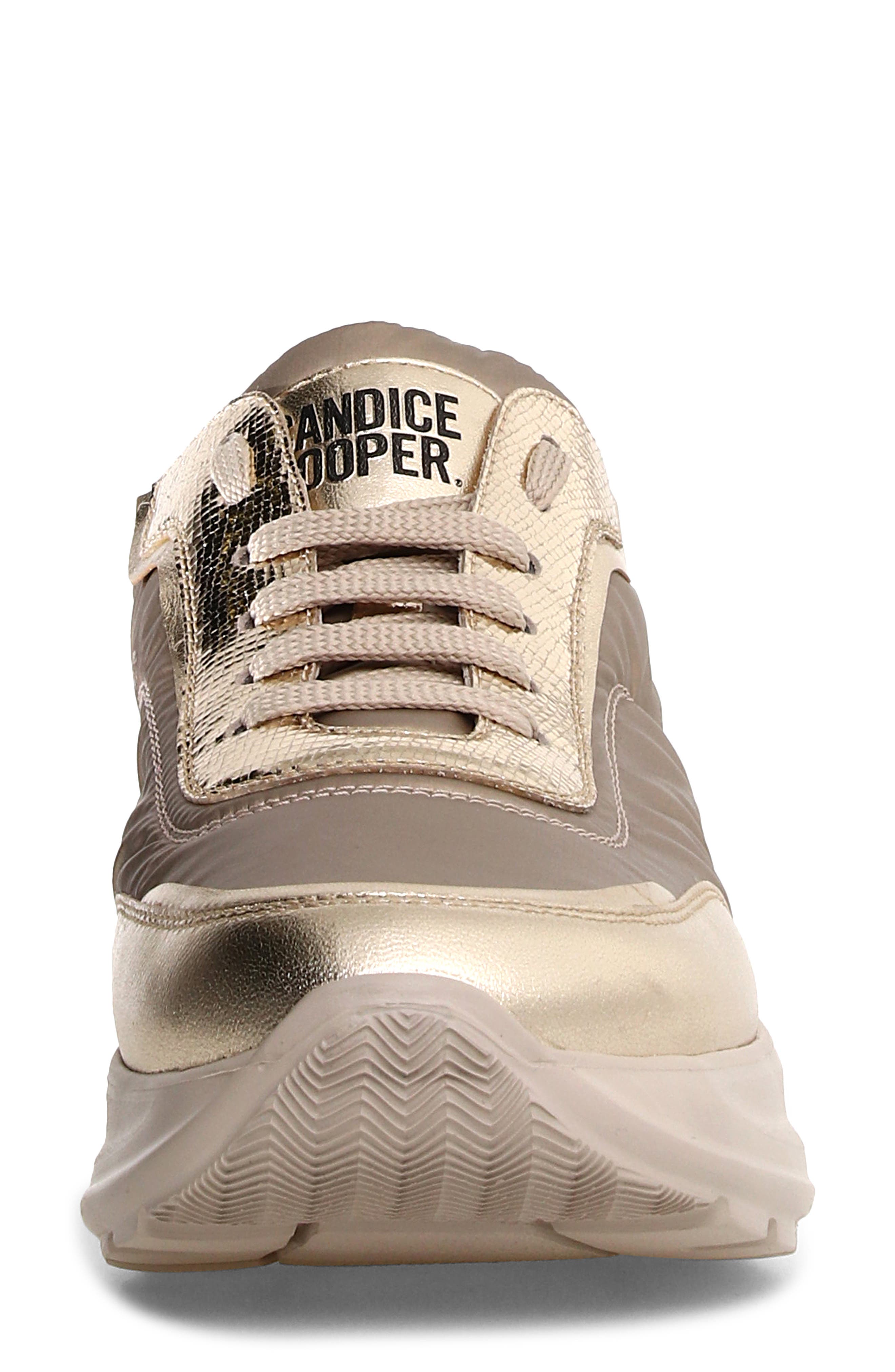 Candice Cooper Spark Platform Sneaker, Alternate, color, Platinum